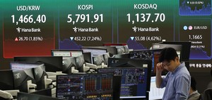 Foreign sell-offs of S. Korean stocks hit record high in Feb.: data