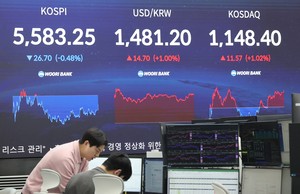 Seoul shares close lower on extended Middle East tension; won sharply down