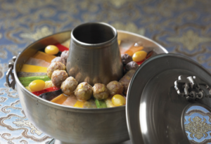 Sinseollo, royal Korean hot pot with live charcoal